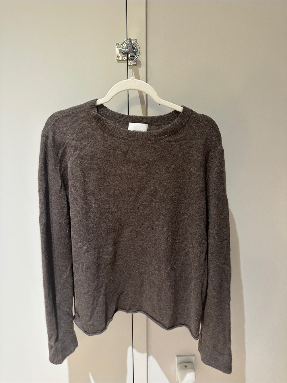 Reformation cashmere Crewneck Sweater in mocha